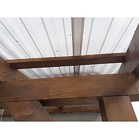 Placă din policarbonat compact/solid 3000mm x 1060mm x 1mm, cu profil trapez, clar (transparent)