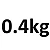 0.4kg