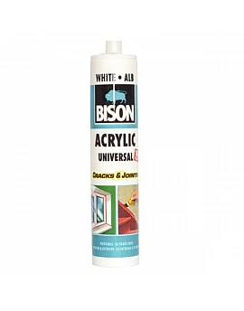 Bison silicon acrylic universal alb 300ml