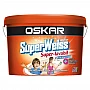 Oskar SuperWeiss Superlavabil antimucegai pentru interior 2.5l alb mat