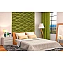 Panou decorativ 3D din polistiren pentru perete sau tavan, 60cm x 60cm, grosime 3cm, model OCEAN
