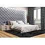 Panou decorativ 3D din polistiren pentru perete sau tavan, 60cm x 60cm, grosime 3cm, model PILLOW