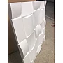 Panou decorativ 3D din polistiren pentru perete sau tavan, 60cm x 60cm, grosime 3cm, model RUBIK