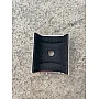 Clemă fixare 32mm cu garnitură cauciuc pentru policarbonat trapez sau cutat, călăreț prindere, din aluminiu