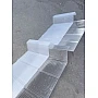 Luminatoare hală din policarbonat celular Greca, 2.5mm grosime, 5 ondulații de 40mm și structură celulară (preț/mp)