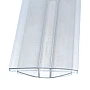 Profil H îmbinare policarbonat 10mm transparent 6ml/buc