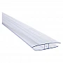 Profil H îmbinare policarbonat 10mm transparent 6ml/buc
