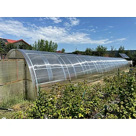 Policarbonat pentru sere 1.06m x 2m, placă policarbonat compact/solid ondulat 30/10, grosime 1mm, protejat UV, transparent-clar (preț/buc)