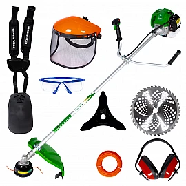 Motocositoare pe benzină  4.76CP 52cc 2T, tijă 28mm, 10 accesorii incluse Micul Fermier GF-0915-S001-G03​
