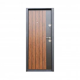 Ușă metalică pentru exterior/interior, cu MDF, model T-02, rezistentă la intemperii