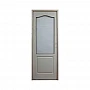 Ușă interior HDF 2050mm x 660mm cu geam, pregătită pentru vopsit, deschidere dreapta sau stânga