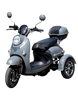 Evotools Triciclu electric persoane TRP800 Goe culoare gri, viteză limitată la 25km/h