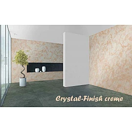 Vopsea decorativă cu efect de cristal 750ml pentru interior Crystal-Finish Creme