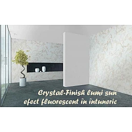 Vopsea decorativă cu efect de cristal 750ml pentru interior Crystal-Finish Lumi Sun