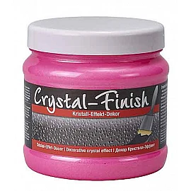 Vopsea decorativă cu efect de cristal 750ml pentru interior Crystal-Finish Neon Pink