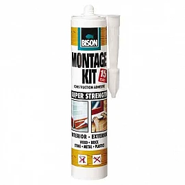 Bison Montagekit silicon adeziv pentru construcții Super Strength 350g
