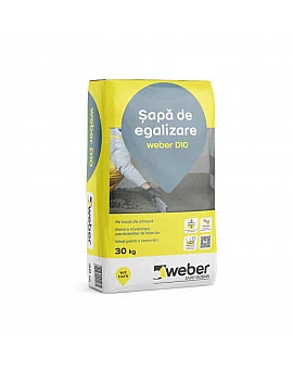 Weber D10 șapă de egalizare 30kg șapă standard