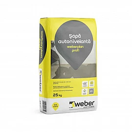 Weber Plan Profi șapă autonivelantă cu fibre de armare 25kg