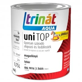 Trinat Unitop Aqua lucios gri antracit RAL 7016 0.75l, email pe bază de apă, fără miros, cu uscare rapidă