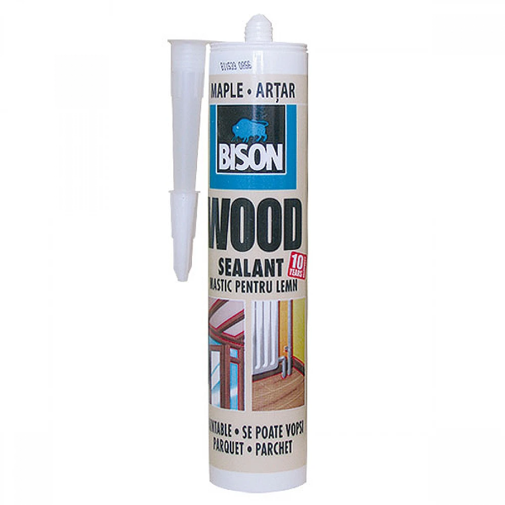Bison Wood Sealant mastic etanșare pentru lemn și parchet laminat 300 ml