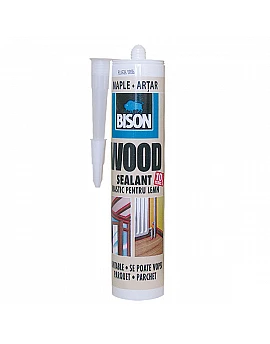 Bison Wood Sealant mastic etanșare pentru lemn și parchet laminat 300 ml