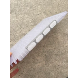 Policarbonat celular modular CLICK 16mm, cu 4 pereți, protecție UV, lățime placă 250mm (preț/bucată)