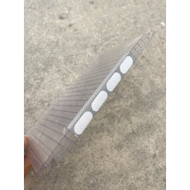 Policarbonat celular modular CLICK 16mm, cu 4 pereți, protecție UV, lățime placă 250mm (preț/bucată)