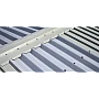 Luminatoare hală din policarbonat celular Greca, 12mm grosime, 5 ondulații de 40mm și structură tip fagure (preț/mp)