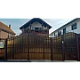Policarbonat compact/solid cutat trapez, la rolă, grosime 1mm, protejat UV, lățime 1.26m (vânzare la metru liniar), bronz-fumuriu
