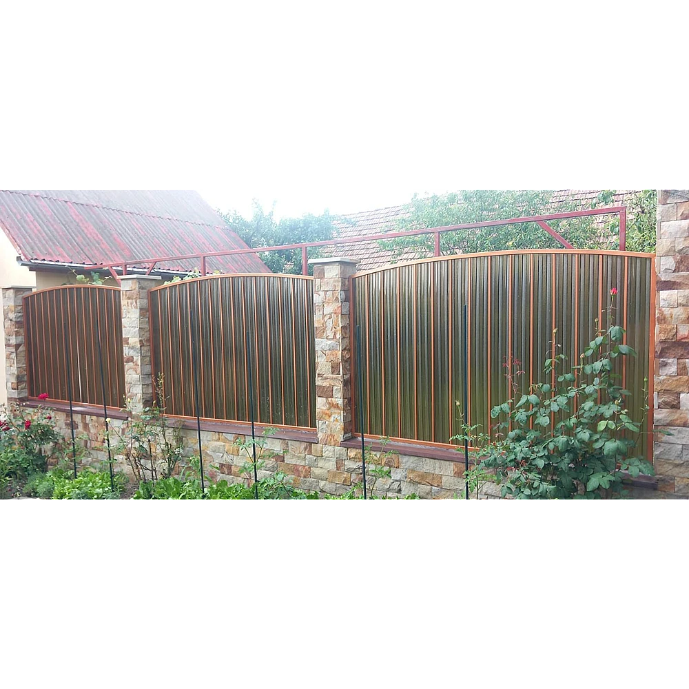Policarbonat compact/solid cutat trapez, la rolă, grosime 1mm, protejat UV, lățime 1.26m (vânzare la metru liniar), bronz-fumuriu