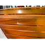 Policarbonat compact/solid cutat trapez, la rolă, grosime 1mm, protejat UV, lățime 1.26m (vânzare la metru liniar), coniac