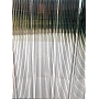 Policarbonat compact/solid cutat trapez 50/5, grosime 1mm, rolă 10 ml, protejat UV, lățime 1.26m, transparent-clar (preț/rolă)