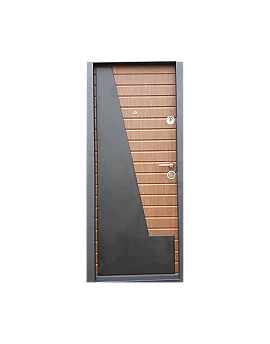 Ușă metalică pentru exterior/interior, cu MDF, model T-03, rezistentă la intemperii