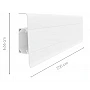 Plintă Esquero pentru parchet 6.66cm x 2.5m