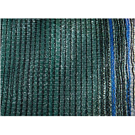 Plasă umbrire verde 35% cu protecție UV 2x20m, pentru sere, solarii, păsări, animale, protecție garduri/clădiri